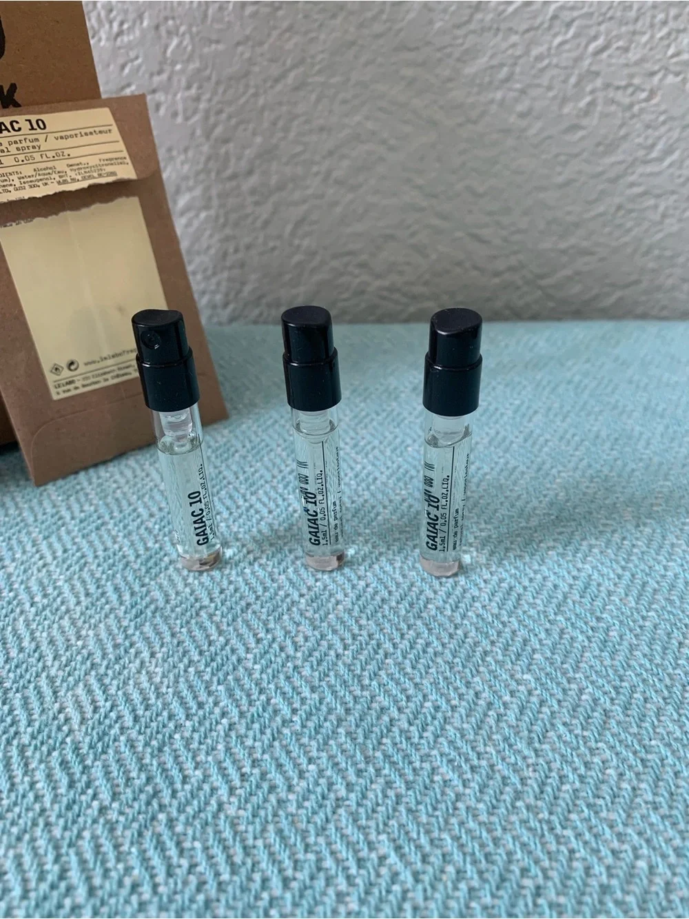 Le Labo Limited Edition Gaiac 10 Sample Vials x 3